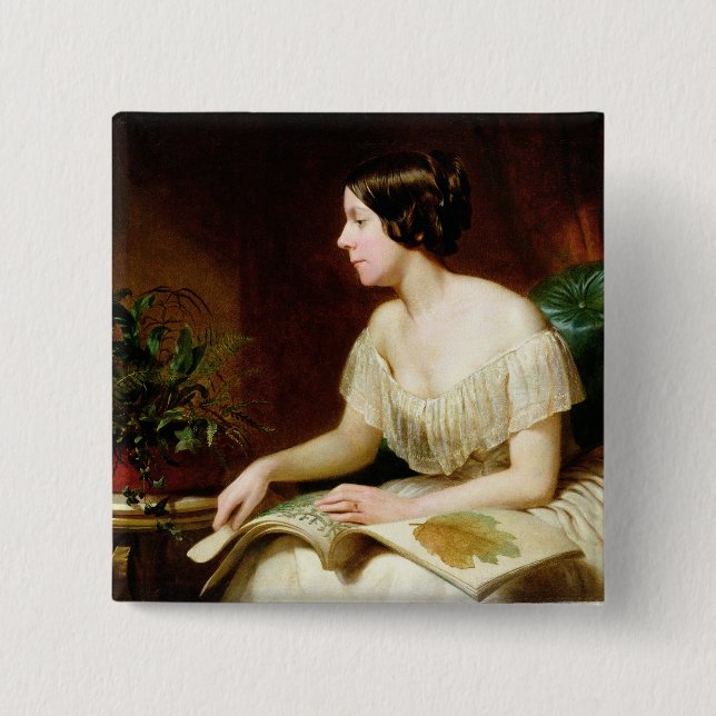 Miss Anne Pratt, the famous botanist Pinback Button (Front)