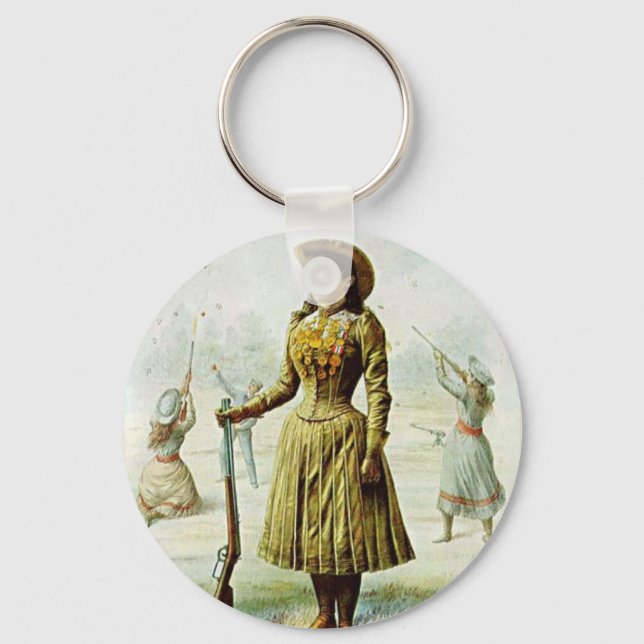 Miss Annie Oakley Keychain (Front)