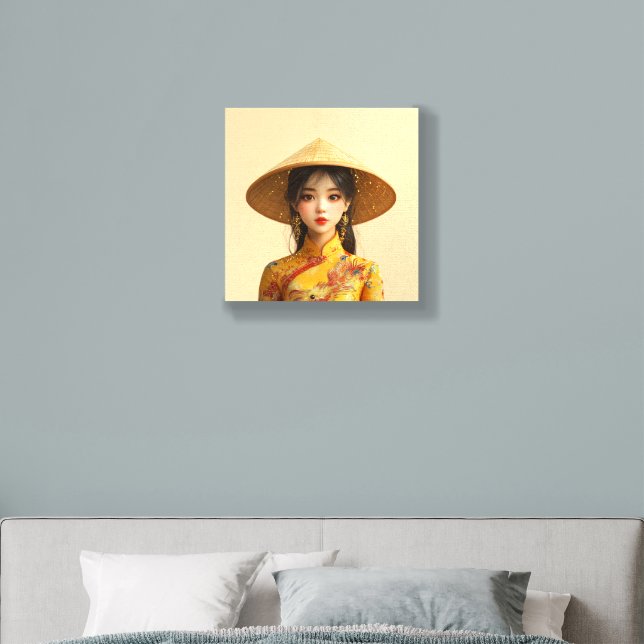 Miss Aodai Foam Core Photo Tile (Bedroom)