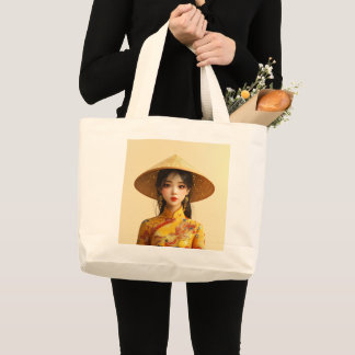 Miss Aodai Large Tote Bag