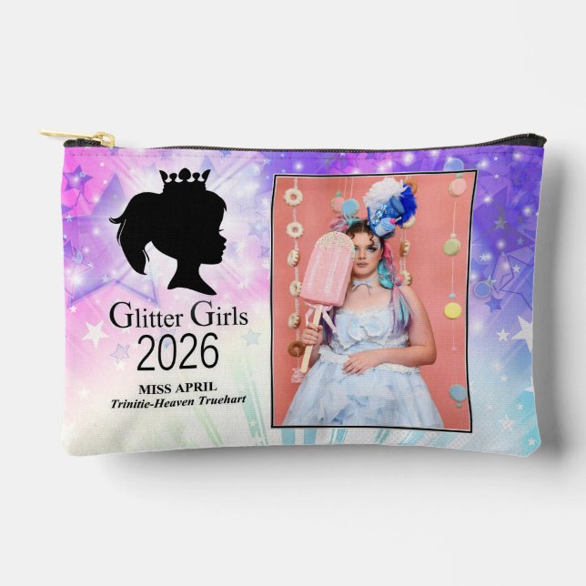 Miss April 2026 Accessory Pouch (Front)