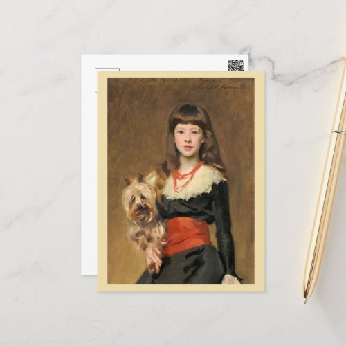 Miss Beatrice Townsend by John Singer Sargent  Postcard