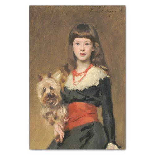 Miss Beatrice Townsend by John Singer Sargent  Tissue Paper