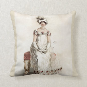 “Miss Bennet” Jane Austen Inspired, book lovers, Throw Pillow