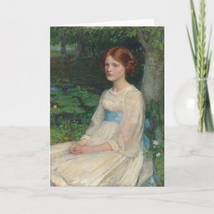 Miss Betty Pollock   John William Waterhouse Card