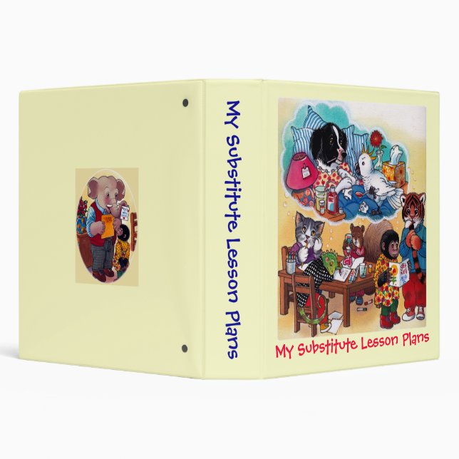 Miss Bindergarten Lesson Plan Binder (Background)