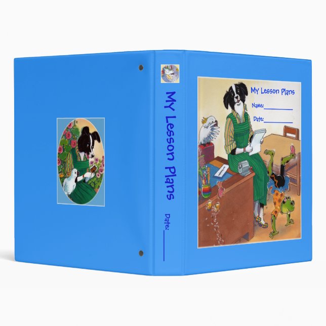 Miss Bindergarten Lesson Plan Binder (Background)