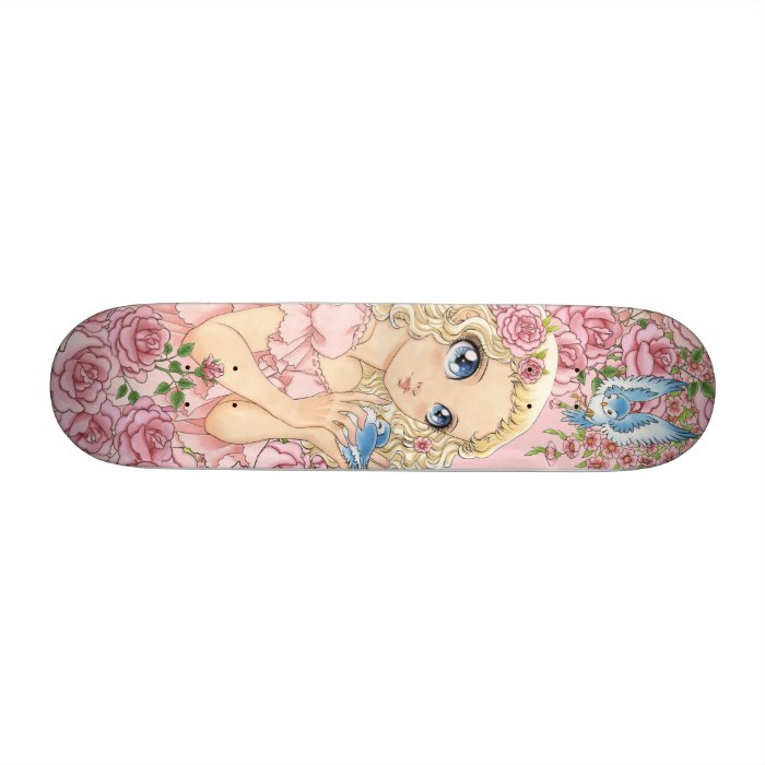 Miss Bluebird mini skateboard