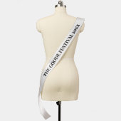 Miss Congeniality Custom Pageant Event Sash (Mannequin)