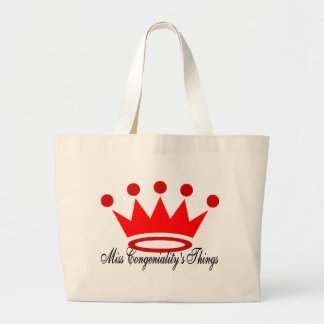 Miss Congeniality's Things Large Tote Bag