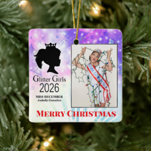 Miss December 2026 Ceramic Ornament