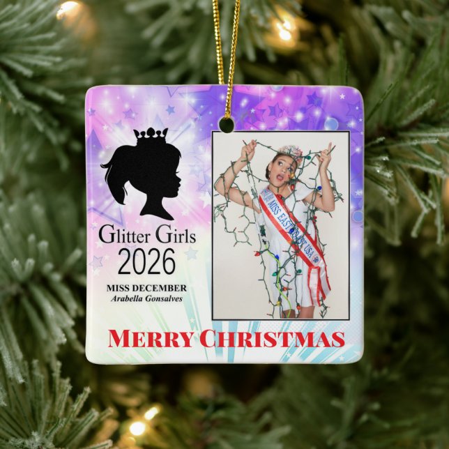 Miss December 2026 Ceramic Ornament (Tree)