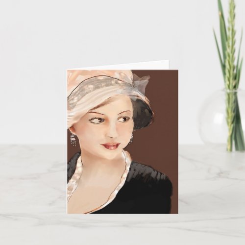 Miss Emma Woodhouse Jane Austen Note Card