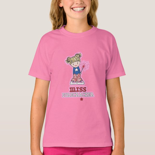 Miss Firecracker Girls T-shirts (Front)