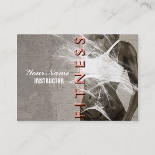 Customizable Miss Fitness - Business-, Schedule Card Business Card