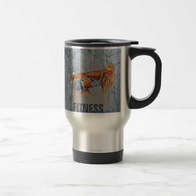 Miss Fitness II - Travel Mug (Right)
