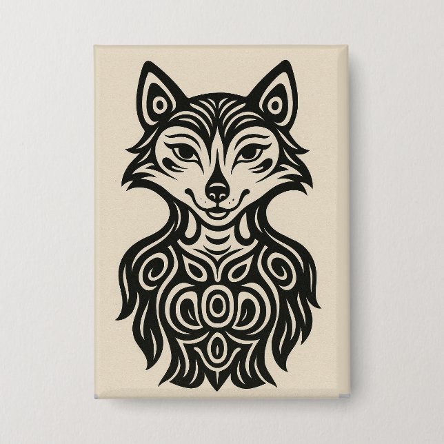Miss Furry Button (Front)