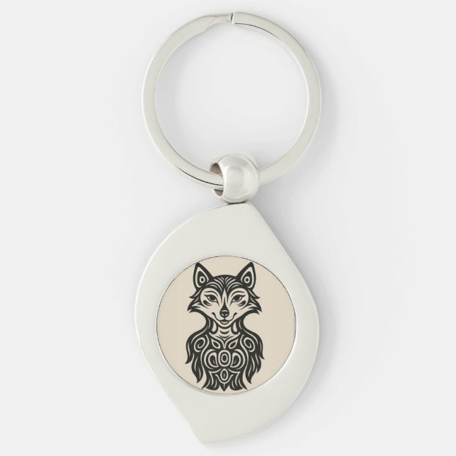 Miss Furry Keychain (Front)
