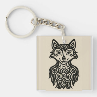 Miss Furry Keychain