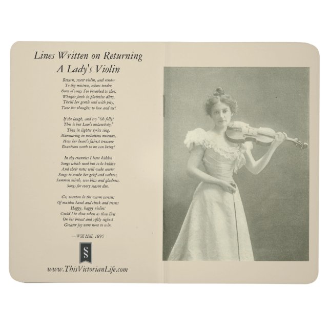 Miss Geraldine Morgan, Victorian violinist 1897 Journal (Outside)