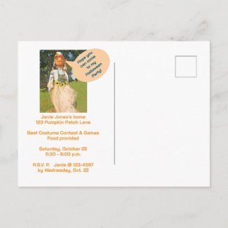 Miss Halloween 2025/Straw Woman/party invite