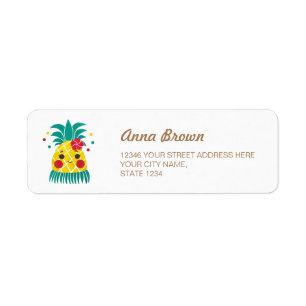 Miss Hawaiian Pineapple Label
