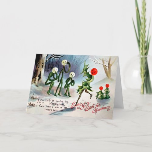 Miss Holly and the Mistletoe Boys Christmas Card