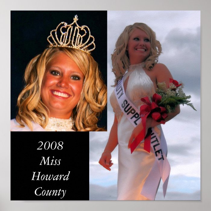 Miss Howard County Collage Posters