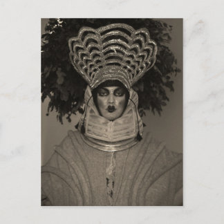 Miss Hryggur portraiture postcard