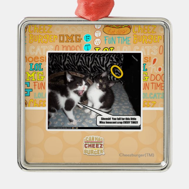 Miss Innocent Metal Ornament (Front)