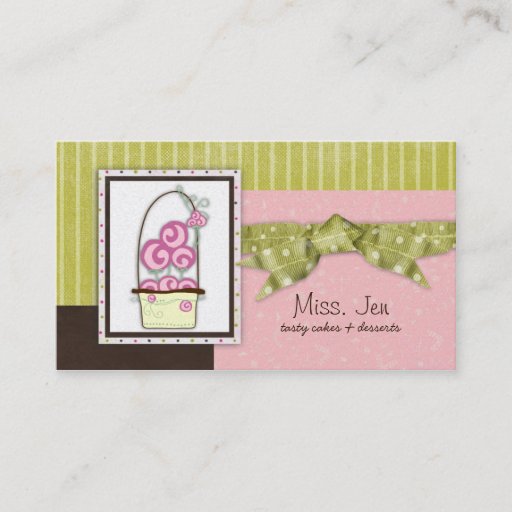 Customizable Miss. Jen Candy Business Cards