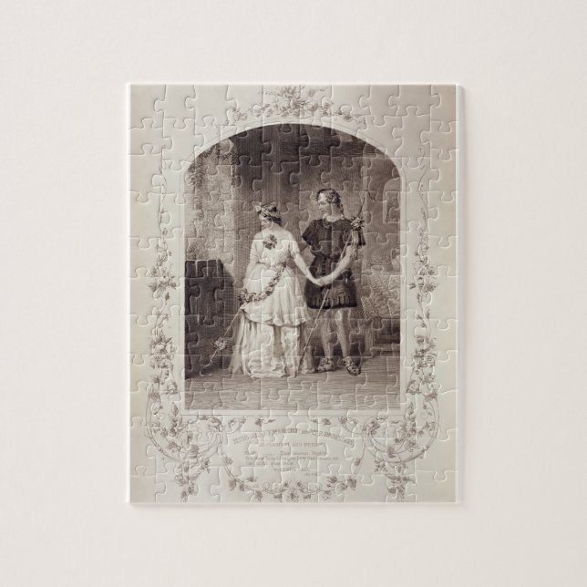 Miss Jenny Marston as Perdita and Mr F. Robinson a Jigsaw Puzzle (Vertical)