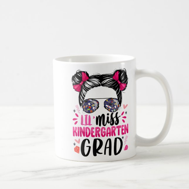 Miss Kindergarten Grad Graduation Graduated Girls  Coffee Mug (Right)