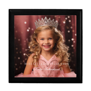 Miss Little Pageant Personal Name Jewerly Box