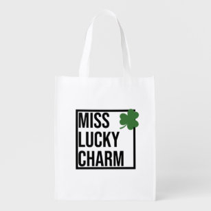 Miss Lucky Charm Grocery Bag