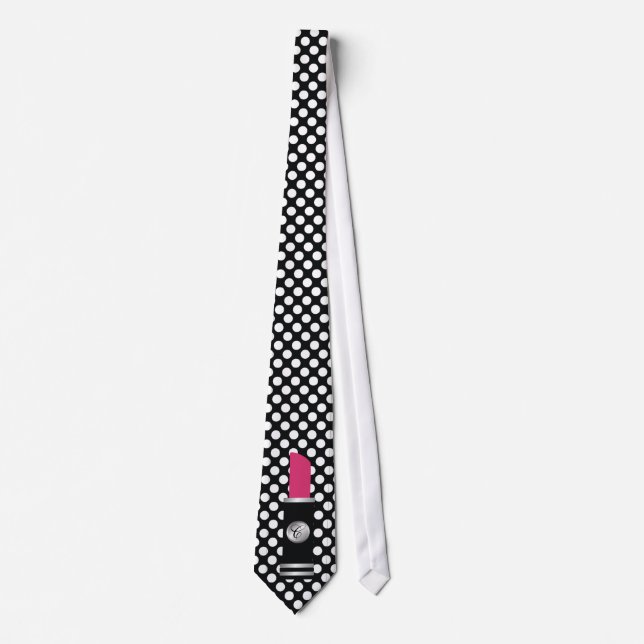 Miss Makeup Lipstick Tie (Front)