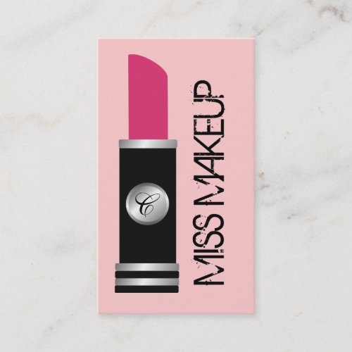 Miss Makeup Pink Business Cards