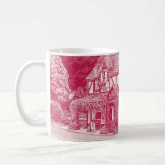 'Miss Marple's Tea Room' (Raspberry) - Mug