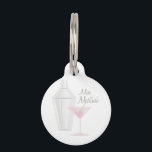 Miss Martini Pet ID Tag<br><div class="desc">Have a delicious drink for happy hour.</div>