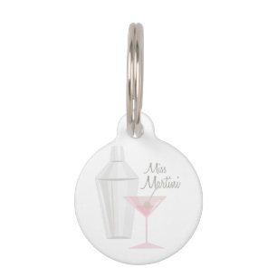 Miss Martini Pet ID Tag