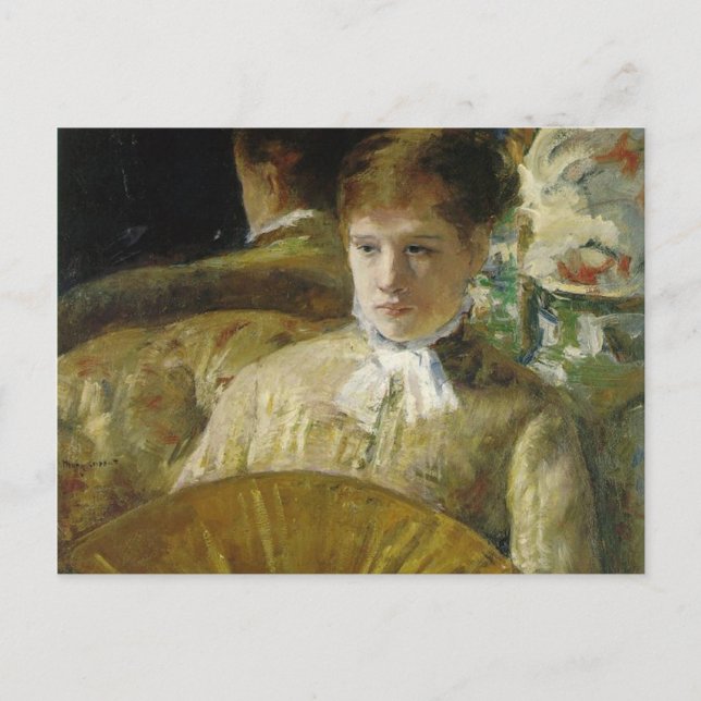 Miss Mary Ellison, Mary Cassatt Postcard (Front)