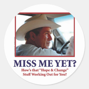 Miss Me Yet? Classic Round Sticker