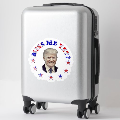 MISS ME YET Patriotic Colors Trump Sticker