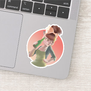 Miss Meow: Retro Late Night Bar & Cocktail Art Sticker