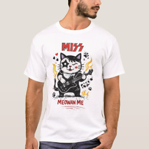 MISS – Meowan Me Rock Cat Parody T-Shirt