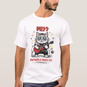 MISS – Mewtropolis Rock City Cat Parody T-Shirt