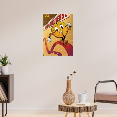 Miss Minutes on Multiverse Graph Poster