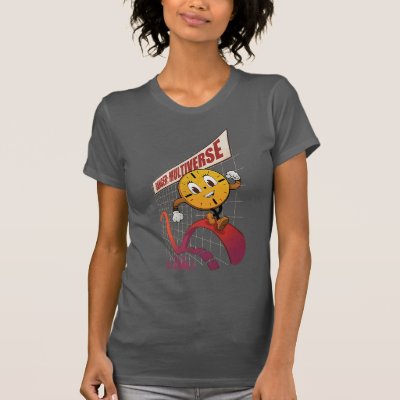 Miss Minutes on Multiverse Graph T-Shirt