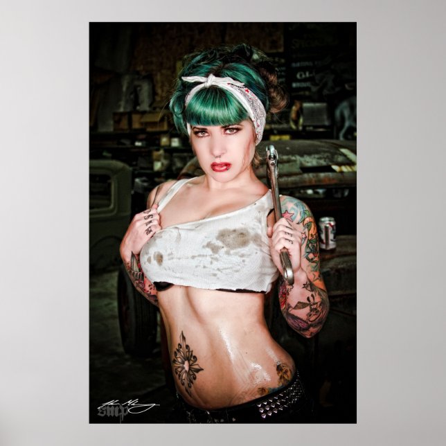 Miss Mischief Workin Gal Poster (Front)