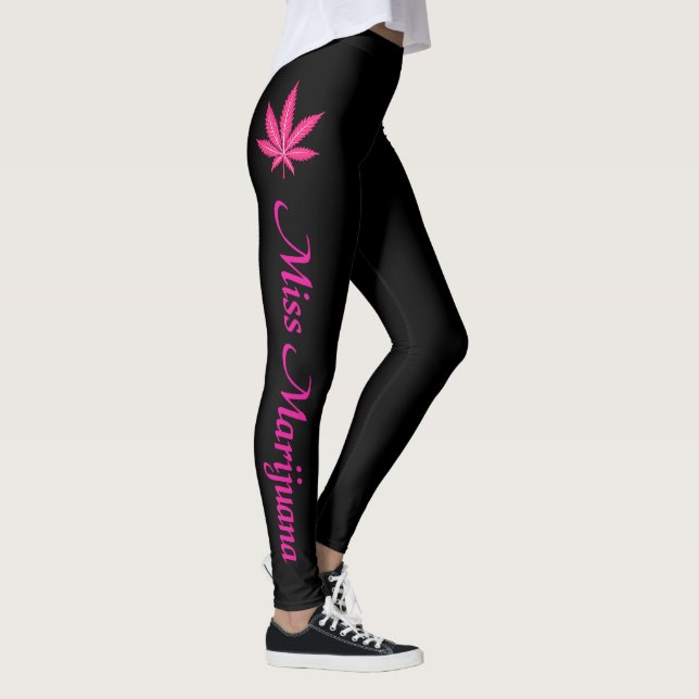 Miss MJ Pageant Breaking The Rules Black Leggings (Right)